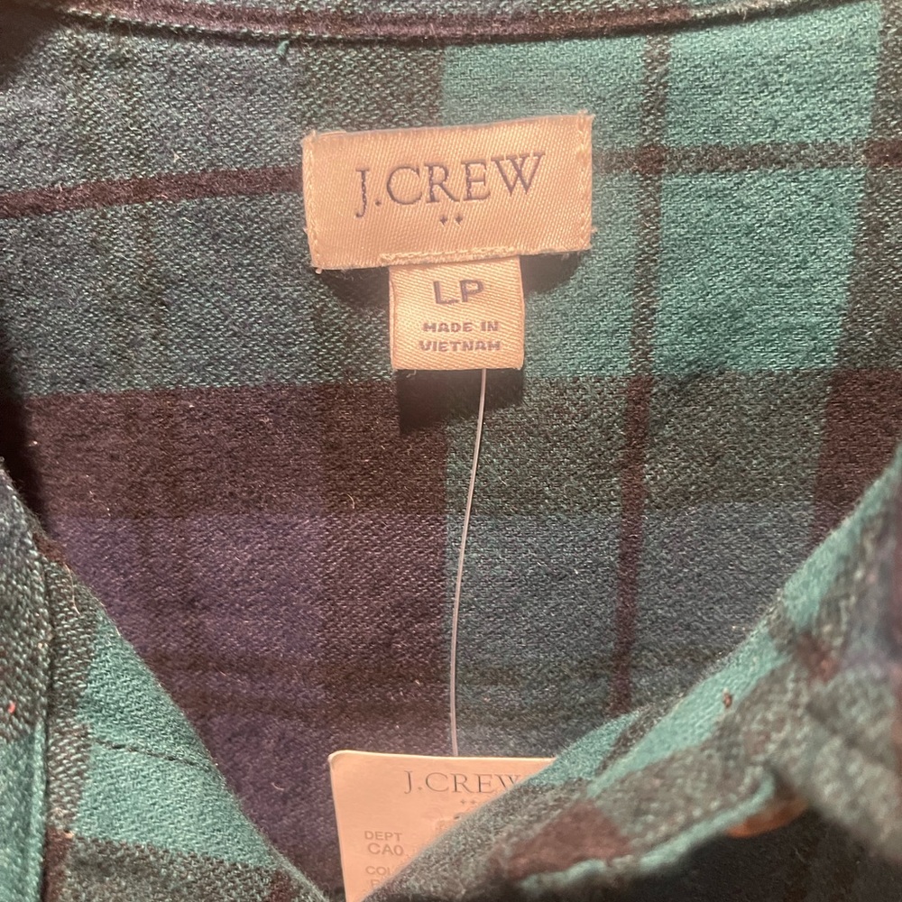 J CREW Flannel Shirt Jacket - Picture 3 of 10